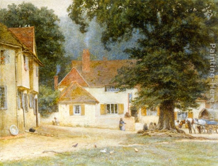 Helen Mary Elizabeth Allingham White Horse Inn, Shere, Surrey